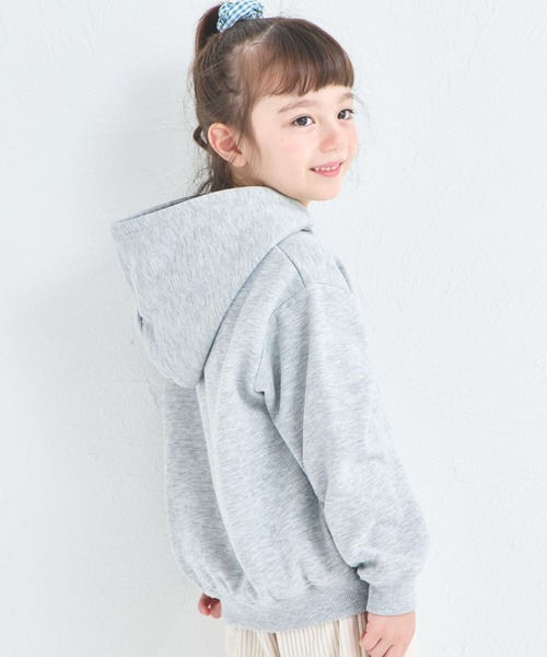 pairmanon（ペアマノン）の「【ぬくふわ】ユニセックス 裏起毛 フォトプリント フーディ（パーカー・キッズ・グレー/アイボリー/ブルー/ピンク・100/150/140/130/120/110/90）」の12枚目の写真