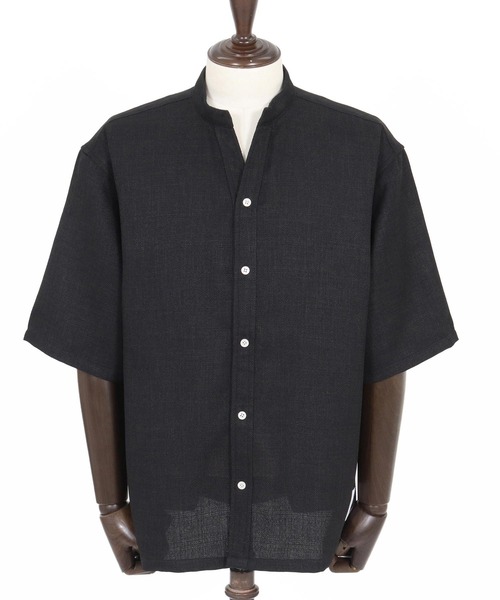 wjk reluxe（ダブルジェーケーリラックス）の「mhs2486-linen like V neck SS shirts シャツ(WR26S-14)（シャツ/ブラウス・メンズ・ブラック/ブラウン系その他/ホワイト・L/M/S）」の14枚目の写真