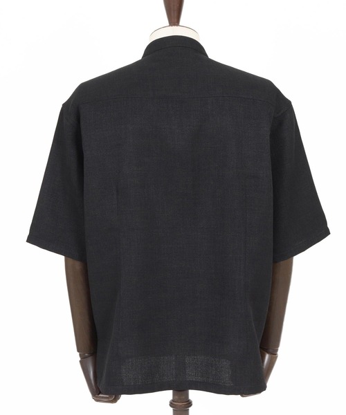wjk reluxe（ダブルジェーケーリラックス）の「mhs2486-linen like V neck SS shirts シャツ(WR26S-14)（シャツ/ブラウス・メンズ・ブラック/ブラウン系その他/ホワイト・L/M/S）」の15枚目の写真