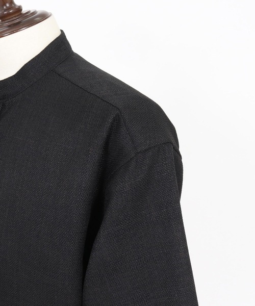 wjk reluxe（ダブルジェーケーリラックス）の「mhs2486-linen like V neck SS shirts シャツ(WR26S-14)（シャツ/ブラウス・メンズ・ブラック/ブラウン系その他/ホワイト・L/M/S）」の17枚目の写真
