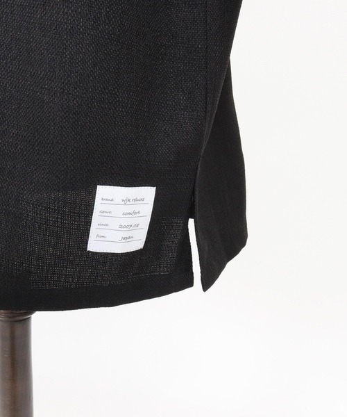 wjk reluxe（ダブルジェーケーリラックス）の「mhs2486-linen like V neck SS shirts シャツ(WR26S-14)（シャツ/ブラウス・メンズ・ブラック/ブラウン系その他/ホワイト・L/M/S）」の19枚目の写真