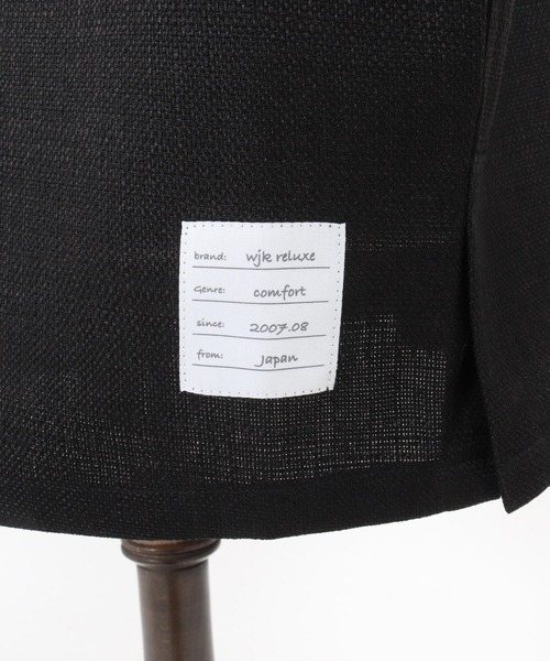 wjk reluxe（ダブルジェーケーリラックス）の「mhs2486-linen like V neck SS shirts シャツ(WR26S-14)（シャツ/ブラウス・メンズ・ブラック/ブラウン系その他/ホワイト・L/M/S）」の20枚目の写真
