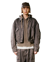 Big Union（ ）の「M-ZIPPER JACKET / BLACK（デニムジャケット）」