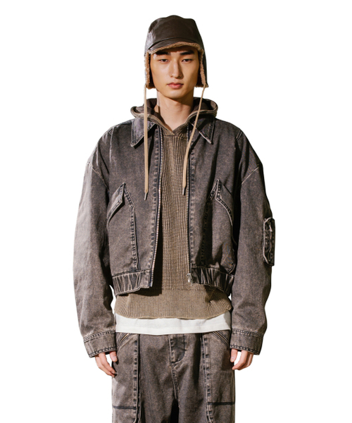 Big Unionの「M-ZIPPER JACKET / BLACK(デニムジャケット・メンズ・その他・LARGE)」の1枚目の写真