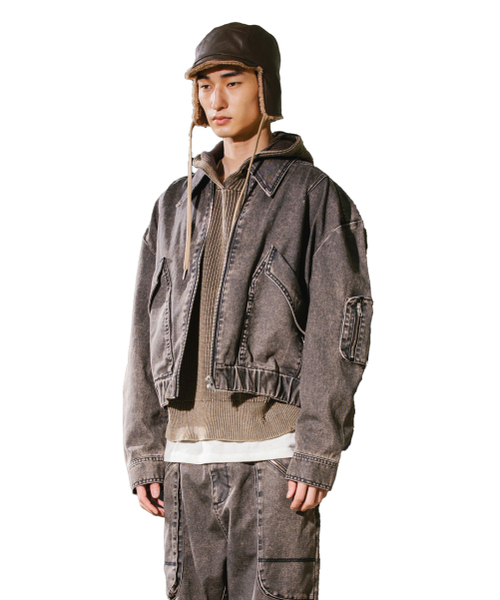 Big Unionの「M-ZIPPER JACKET / BLACK(デニムジャケット・メンズ・その他・LARGE)」の2枚目の写真