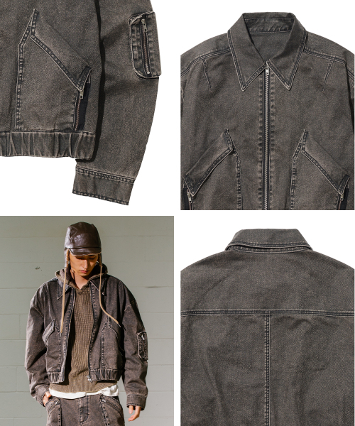 Big Unionの「M-ZIPPER JACKET / BLACK(デニムジャケット・メンズ・その他・LARGE)」の4枚目の写真