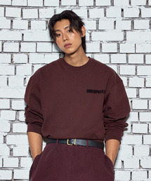 ONRIDPROJECT（オンリードプロジェクト）の「メンズエッセンシャルクロップスウェットシャツ-バーガンディ（スウェット）」