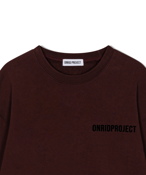 ONRIDPROJECT(オンリードプロジェクト)の「メンズエッセンシャルクロップスウェットシャツ-バーガンディ(スウェット・メンズ・その他・FREE)」の7枚目の写真