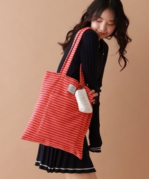 tiny tiny（ティニーティニー）の「ボーダーパイルトートバッグ[tiny tiny(ティニーティニー)]（トートバッグ）」
