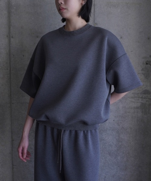G.V.G.V.(ジーヴィージーヴィー)の「SWEAT H/S TOP(スウェット・レディース・ブラック/ダークグレー・S/L)」の18枚目の写真