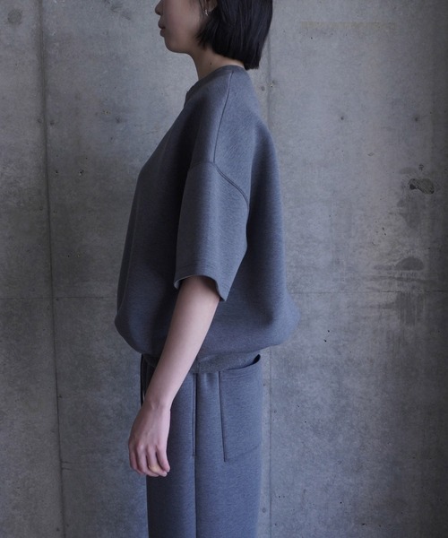 G.V.G.V.(ジーヴィージーヴィー)の「SWEAT H/S TOP(スウェット・レディース・ブラック/ダークグレー・S/L)」の19枚目の写真