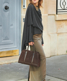 EOF（エオフ）の「スエードブラウンのSACマーチャー（トートバッグ）」