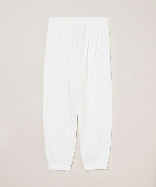 three dots(スリードッツ)の「セラミック テリー ツータックパンツ(スラックス・メンズ・ホワイト系その他・SMALL/MEDIUM/LARGE)」の1枚目の写真