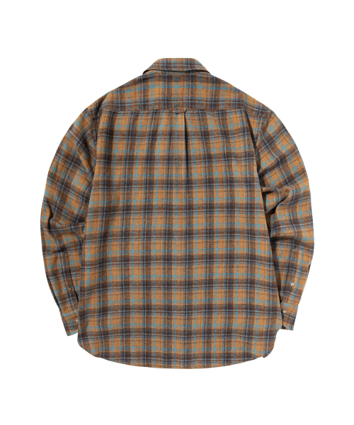 PRODESHIRT(プロデシャツ)の「ヴィンテージチェックフランネルシャツ(マッドブルー)(シャツ/ブラウス・メンズ・その他・M/L/XL)」の3枚目の写真