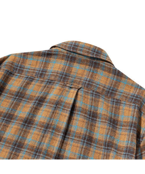 PRODESHIRT(プロデシャツ)の「ヴィンテージチェックフランネルシャツ(マッドブルー)(シャツ/ブラウス・メンズ・その他・M/L/XL)」の6枚目の写真