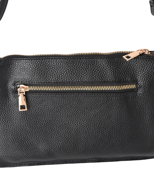STYLE DELI（スタイルデリ）の「【DELI by】リアルレザー2WAYショルダー＆クラッチバッグ（ショルダーバッグ・レディース・ブラック・FREE）」の5枚目の写真