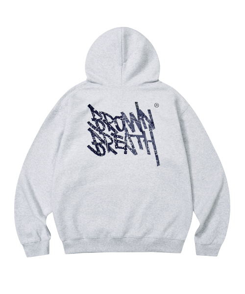 BROWNBREATH(ブラウンブレス)の「PAISLEY TAG HOODIE - ASH(パーカー・レディース・その他・S/M/L/2XL/XL)」の1枚目の写真