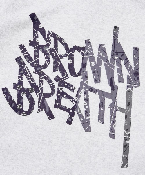 BROWNBREATH(ブラウンブレス)の「PAISLEY TAG HOODIE - ASH(パーカー・レディース・その他・S/M/L/2XL/XL)」の4枚目の写真