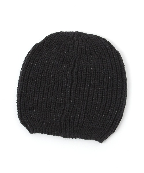 LAKOLE(ラコレ)の「ループヤーンニットワッチ / 622506(ニットキャップ/ビーニー・レディース・ブラック/オフホワイト/ライトグレー・FREE)」の4枚目の写真
