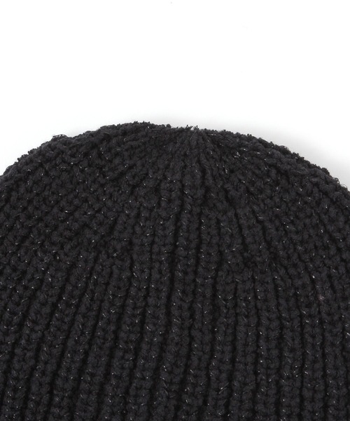 LAKOLE(ラコレ)の「ループヤーンニットワッチ / 622506(ニットキャップ/ビーニー・レディース・ブラック/オフホワイト/ライトグレー・FREE)」の5枚目の写真