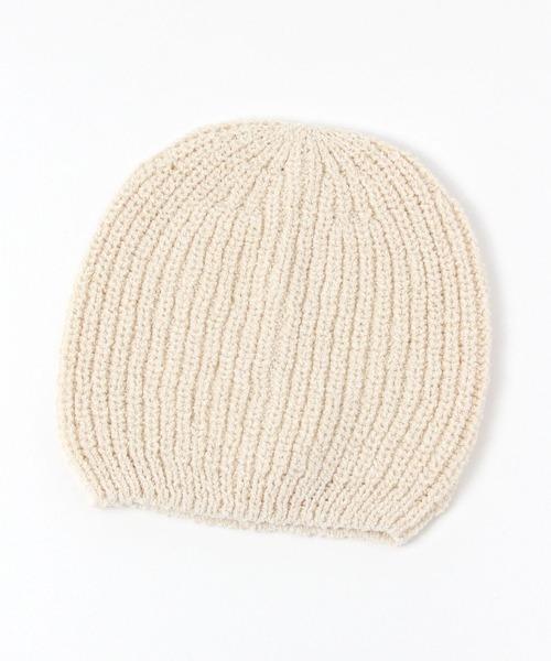LAKOLE(ラコレ)の「ループヤーンニットワッチ / 622506(ニットキャップ/ビーニー・レディース・ブラック/オフホワイト/ライトグレー・FREE)」の12枚目の写真