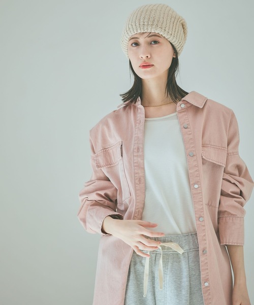 LAKOLE(ラコレ)の「ループヤーンニットワッチ / 622506(ニットキャップ/ビーニー・レディース・ブラック/オフホワイト/ライトグレー・FREE)」の15枚目の写真