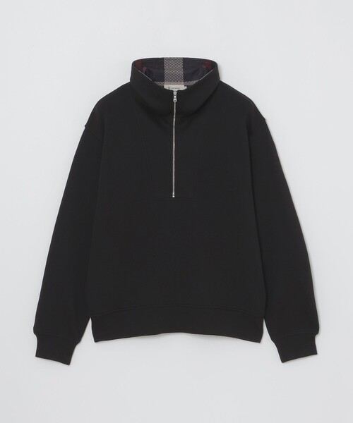 CB CRESTBRIDGE(シービークレストブリッジ)の「クレストブリッジチェックハーフジッププルオーバー(Tシャツ/カットソー・レディース・ブラック/ブルー/オフホワイト・3/1/2)」の10枚目の写真