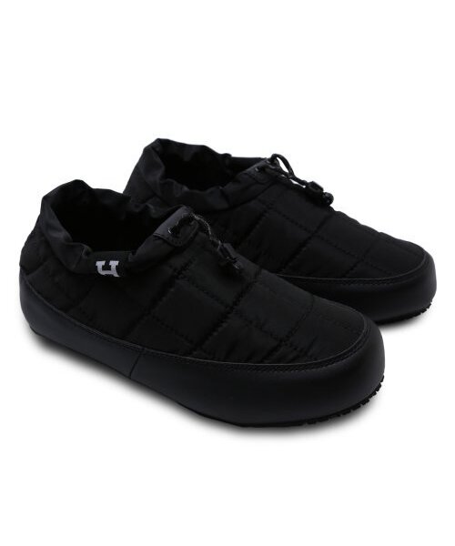 HARVARD SHOES（ハーバードシューズ）の「コンラッド 男女共用 パディングスリッポン ファー裏地 ブラック（スリッポン・レディース・その他・L/M/S/XL）」の3枚目の写真