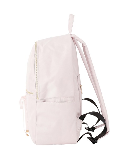 Maison de FLEUR（メゾンドフルール）の「撥水加工レースアップリボンリュック（バックパック/リュック・レディース・ピンク系その他/ブラック・FREE）」の14枚目の写真