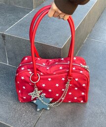 CIAOPANIC TYPY（チャオパニックティピー）の「【UNISEX】星チャーム付きアソート柄ボストンBAG（トートバッグ）」