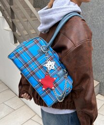 CIAOPANIC TYPY（チャオパニックティピー）の「【UNISEX】星チャーム付きアソート柄ボストンBAG（トートバッグ）」