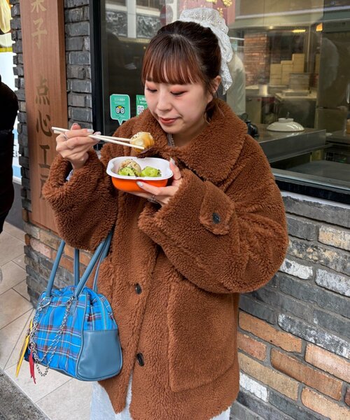 セール】【UNISEX】星チャーム付きアソート柄ボストンBAG（トート