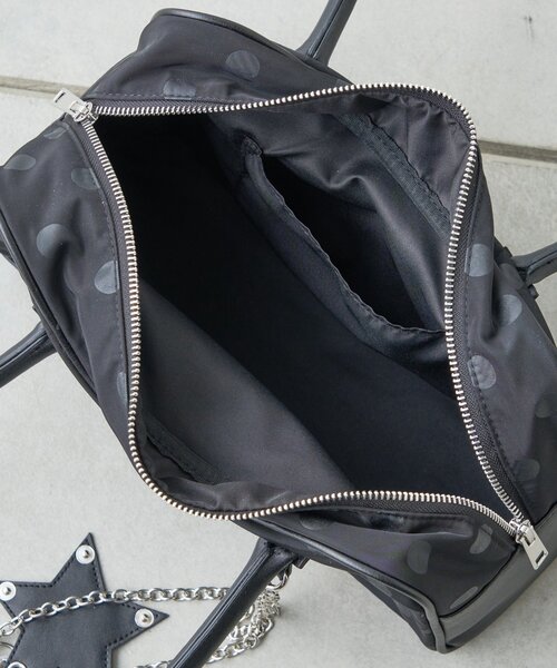 CIAOPANIC TYPY(チャオパニックティピー)の「【UNISEX】星チャーム付きアソート柄ボストンBAG(トートバッグ・レディース・ブラック/ブルー/レッド・ONE SIZE)」の20枚目の写真