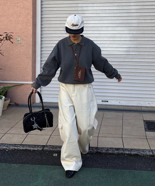 CIAOPANIC TYPY（チャオパニックティピー）の「【UNISEX】星チャーム付きアソート柄ボストンBAG（トートバッグ・レディース・ブルー/レッド/ブラック・ONE SIZE）」の10枚目の写真