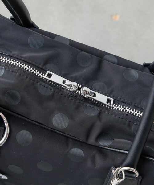 CIAOPANIC TYPY（チャオパニックティピー）の「【UNISEX】星チャーム付きアソート柄ボストンBAG（トートバッグ・レディース・ブルー/レッド/ブラック・ONE SIZE）」の5枚目の写真