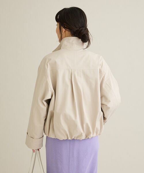 CRAFT STANDARD BOUTIQUE（クラフトスタンダードブティック）の「ジップアップミリタリージャケット（ブルゾン・レディース・ベージュ/ホワイト系その他2・FREE）」の15枚目の写真