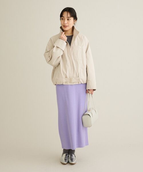 CRAFT STANDARD BOUTIQUE（クラフトスタンダードブティック）の「ジップアップミリタリージャケット（ブルゾン・レディース・ベージュ/ホワイト系その他2・FREE）」の16枚目の写真