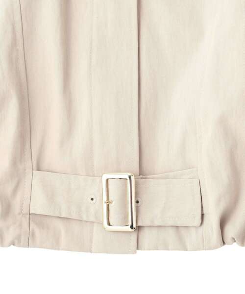 CRAFT STANDARD BOUTIQUE（クラフトスタンダードブティック）の「ジップアップミリタリージャケット（ブルゾン・レディース・ベージュ/ホワイト系その他2・FREE）」の3枚目の写真
