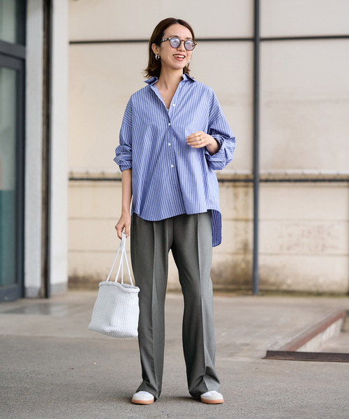 FRAMeWORK（フレームワーク）の「≪新色 / 追加≫ウォッシャブルイージースラックス（スラックス・レディース・ネイビー/チャコールグレー・36/38/40）」の18枚目の写真