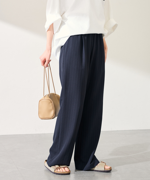 FRAMeWORK（フレームワーク）の「≪新色 / 追加≫ウォッシャブルイージースラックス（スラックス・レディース・ネイビー/チャコールグレー・36/38/40）」の5枚目の写真