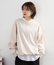 Arinomama オーガニックフライス　ゆるオーバートレーナー