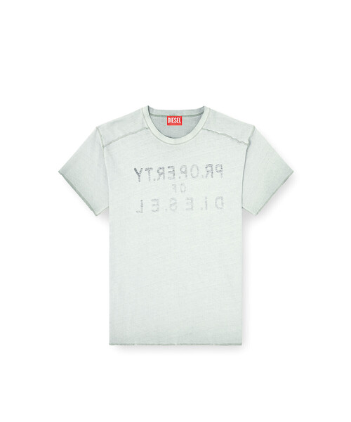 DIESEL(ディーゼル)の「ウィメンズ Tシャツ T-ILY(Tシャツ/カットソー・レディース・グレー系その他/ライトピンク・LARGE/SMALL/MEDIUM/X-SMALL)」の10枚目の写真