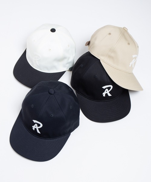 RACAL（ラカル）の「"R" Logo Felt Patch B.B. Cap / RフェルトロゴワッペンB.B.キャップ（キャップ・メンズ・ブラック/ブラック×ホワイト/ベージュ/ネイビー・FREE）」の5枚目の写真