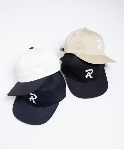 RACAL（ラカル）の「"R" Logo Felt Patch B.B. Cap / RフェルトロゴワッペンB.B.キャップ（キャップ・メンズ・ブラック/ブラック×ホワイト/ベージュ/ネイビー・FREE）」の6枚目の写真