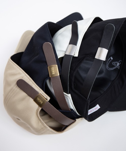 RACAL（ラカル）の「"R" Logo Felt Patch B.B. Cap / RフェルトロゴワッペンB.B.キャップ（キャップ・メンズ・ブラック/ブラック×ホワイト/ベージュ/ネイビー・FREE）」の8枚目の写真