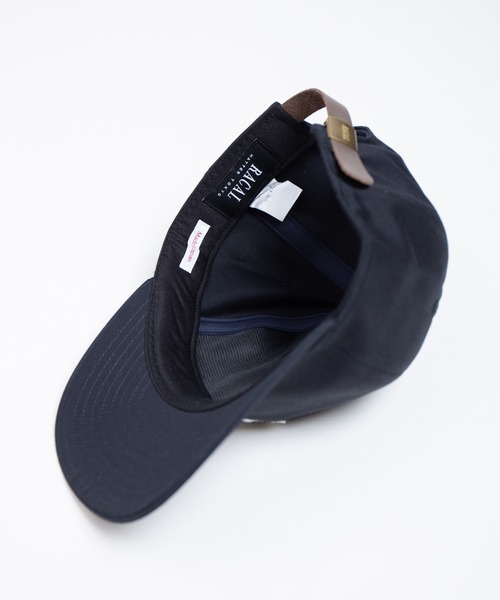 RACAL（ラカル）の「"R" Logo Felt Patch B.B. Cap / RフェルトロゴワッペンB.B.キャップ（キャップ・メンズ・ブラック/ブラック×ホワイト/ベージュ/ネイビー・FREE）」の16枚目の写真