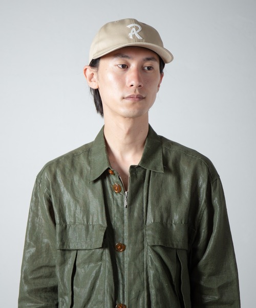 RACAL（ラカル）の「"R" Logo Felt Patch B.B. Cap / RフェルトロゴワッペンB.B.キャップ（キャップ・メンズ・ブラック/ブラック×ホワイト/ベージュ/ネイビー・FREE）」の20枚目の写真