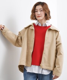 grove（グローブ）の「【貴島明日香さん着用】【撥水】きれいめに着こなせるマウンテンパーカ（ブルゾン）」