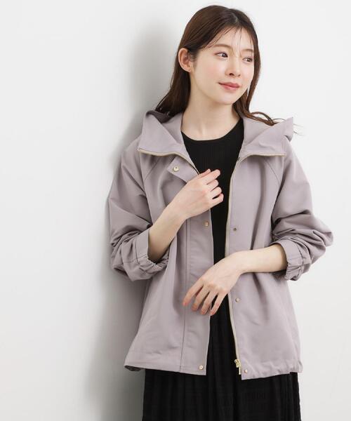 grove(グローブ)の「【貴島明日香さん着用】【撥水】きれいめに着こなせるマウンテンパーカ(ブルゾン・レディース・グレー/ネイビー/ブルー系その他/オフホワイト/ベージュ系7・03/02/05/04/01)」の22枚目の写真