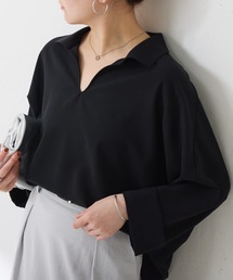 COLLAGE GALLARDAGALANTE | ジャージスキッパードルマンシャツ/セットアップ可/WEB限定カラー展開(シャツ/ブラウス)